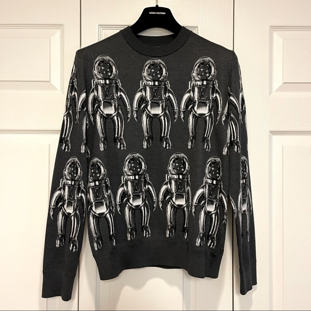 Louis Vuitton Spaceman Jacquard sweater in size S